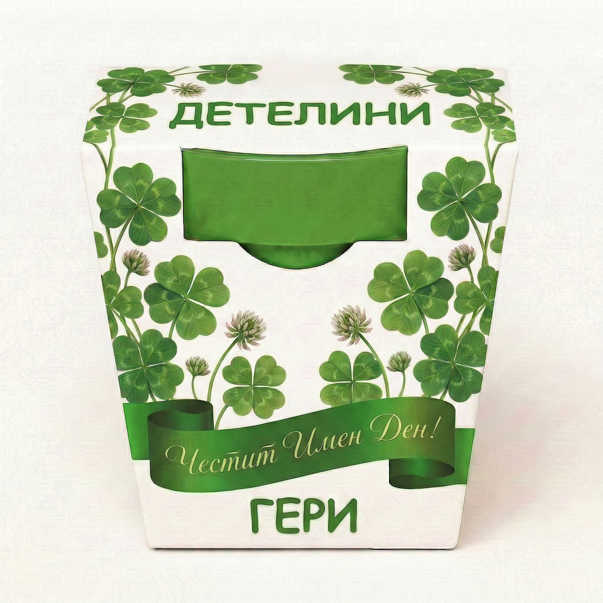 image_1769872380083_tnnyuy Подаръчен комплект за отглеждане на Детелинки-Талисман за късмет – снимка 2