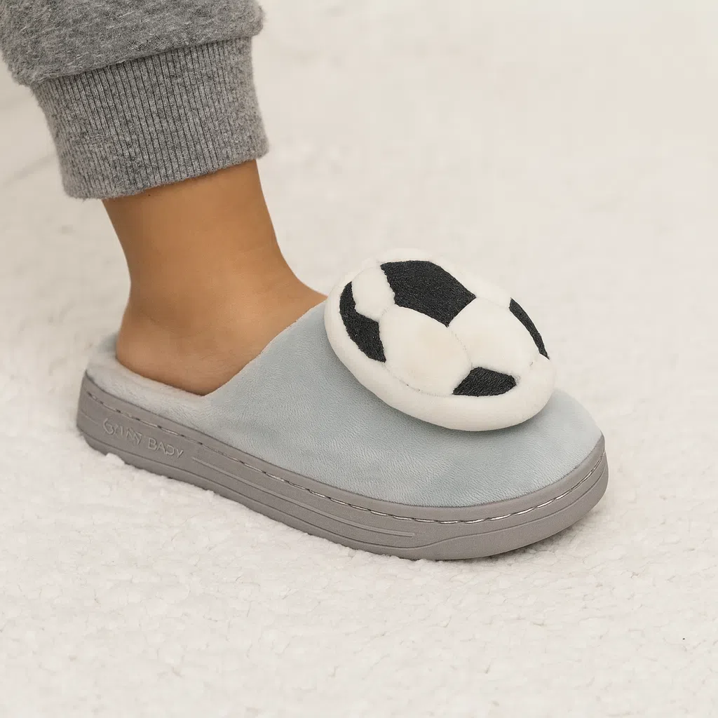 14 Детски пантофи FBall сив