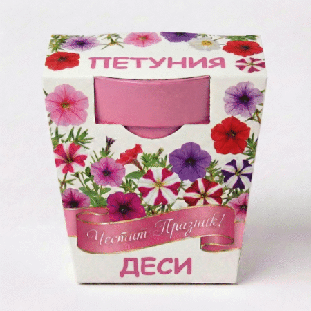 Подаръчен комплект с Петунии – снимка 2