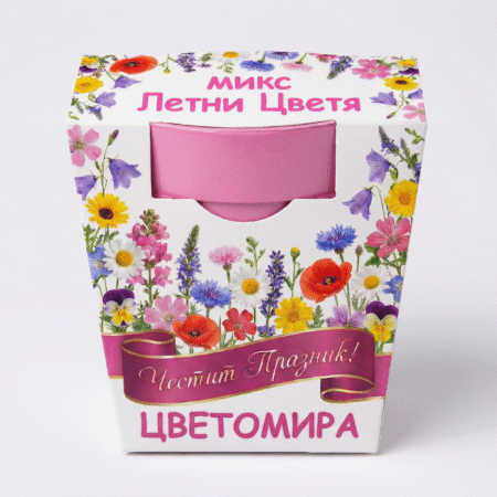 Подаръчен комплект с микс Летни цветя – снимка 2